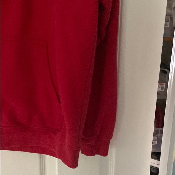 Reebok Giants Red Hoodie Sweatshirt - Picture 6 of 12
